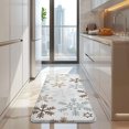 thumbnail image 4 of Light Christmas Snowflake Pattern Kitchen Rug Mat,Kitchen Runner Rugs Non Skid Washable,Decorative Kitchen Floor Mats for Kitchen,Sink,Laundry,17"x47.2", 4 of 7