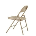 thumbnail image 3 of Basics by NPS 900 Series All-Steel Folding Chair, Pack of 4 - Beige, 3 of 5