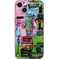 thumbnail image 3 of Street Graffiti Art Case for Phone 11 12 13 14 15 Pro Plus Promax, Crazy Neo-Expressionism Aesthetics TPU Silicone iPhone Cover-Hollywood-for 14promax, 3 of 5