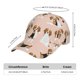 thumbnail image 2 of Fotbe Beagle Dog On Brown Gorro Clásico de Béisbol, Gorra Ajustable con Broche Snapback, Gorro de Exterior de Algodón Suave, 2 of 6