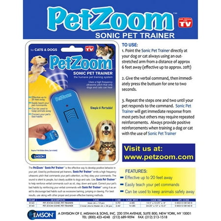 As Seen on TV Pet Zoom Sonic Pet Trainer