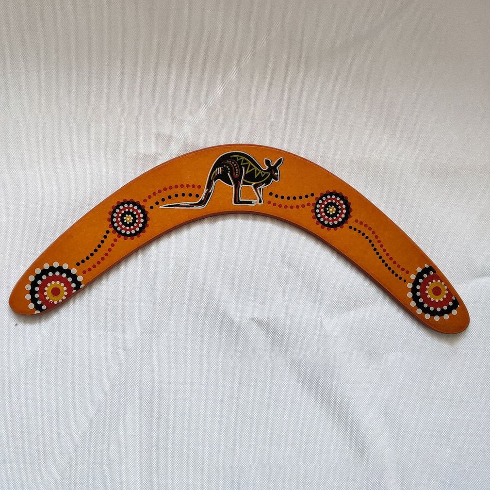 Wooden Professional Wooden Boomerang Boomerang At 45 Degrees And Throw
