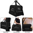 thumbnail image 4 of LELINTA Cat Carrier,Soft-Sided Pet Travel Carrier for Cats,Dogs Puppy Comfort Portable Foldable Pet Bag 17.3x9.8x11 inch, 4 of 8