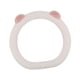 thumbnail image 5 of Funda de volante peluda genérica, protector de volante, accesorios para coche Forma D Blanco Rosa, 5 of 9