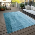 thumbnail image 6 of Addison Rugs Chantille Indoor/Outdoor Transitional Ombre Teal Washable Rectangle Rug, 3' x 5', 6 of 6