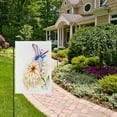 thumbnail image 4 of Spring Summer House Flag 28x40 Double Sided Flying Violet Dragonfly and Lily Flower Garden Yard Flags Welcome Spring Rustic Farmhouse Outdoor Banner Party Home Decor, 4 of 5