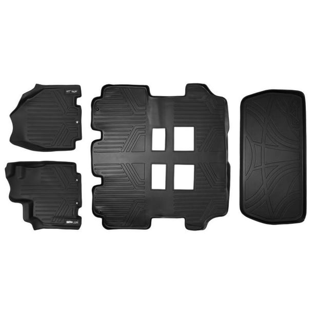 Maxliner 20112017 Honda Odyssey Floor Mats 3 Row Set Maxtray Cargo