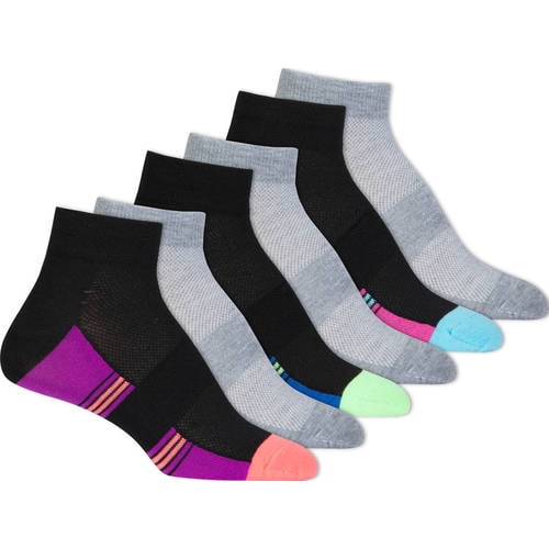 Danskin Now - Ultralite NoShow Socks, 6 Pack - Walmart.com - Walmart.com