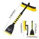 thumbnail image 3 of Herramienta para retirar nieve Cepillo para pala - Raspador de hielo desmontable para coche Hoja plana de 21,65 pulgadas de ancho Empuñadura ergonómica Paleada y limpieza de hielo, 3 of 7