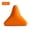 Orange, variant on Quad-Point Silicone Massage Ball for Deep Tissue Muscle Kneading, Non-Slip Manual Massager for Foot Arch, Neck & Shoulder Tension Relief, Ergopedic Myofascial Release Tool for Post-Workout Recovery