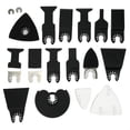 thumbnail image 2 of Kit de accesorios de hojas de sierra multiherramienta oscilantes de acero de alto carbono de 56 piezas, kit de hojas de sierra oscilantes de dientes de sierra ondulados para cortar madera, tubería de Amonsee NO, 2 of 6