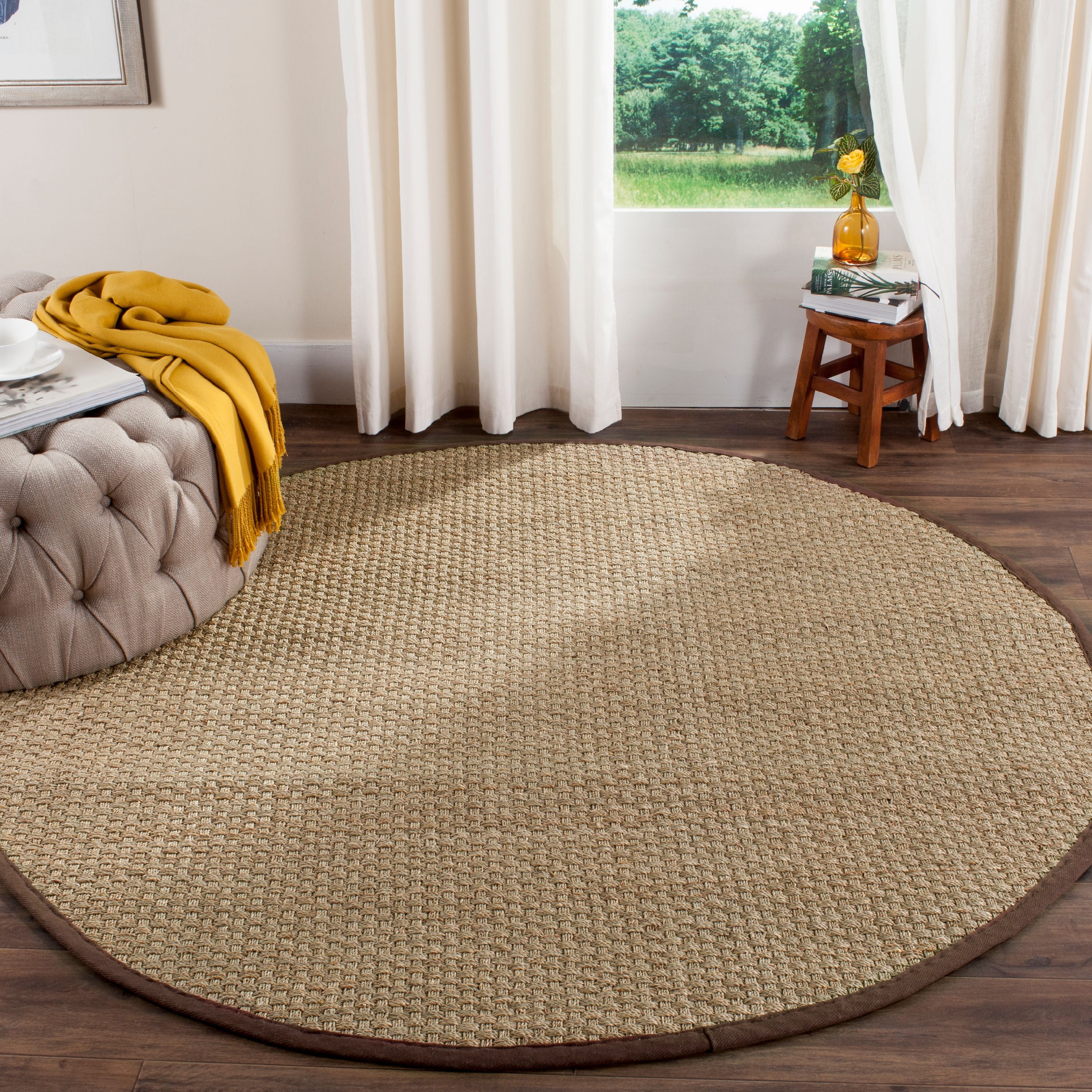 Safavieh Natural Fiber Arbor Border Round Area Rug