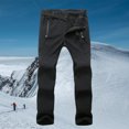 thumbnail image 4 of Pantalones De Esquí Para Mujer Softshell Grueso Para Viajes Senderismo Negro SM SunniMix pantalones de mujer, 4 of 7