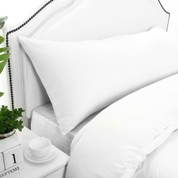 Piccocasa SilkySoft 1pcs Pillow Case Microfiber Long Bedding Cover for