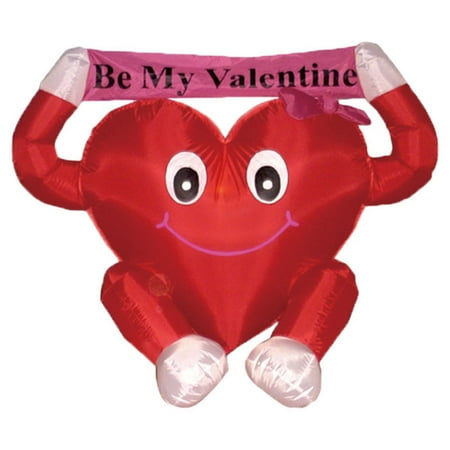 4 Inflatable Be My Valentine Valentine S Day Yard Art Decoration