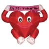 4' Inflatable Be My Valentine Valentine's Day Outdoor Decoration