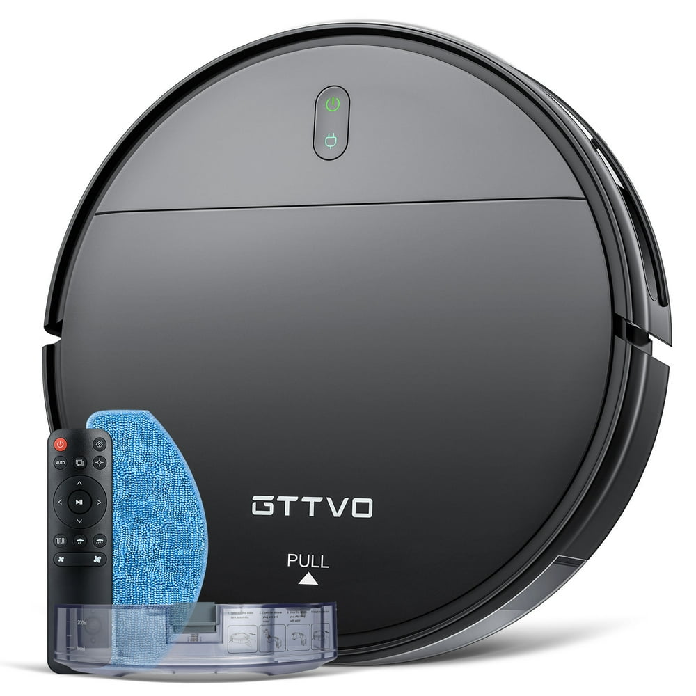 GTTVO Robot Vacuum Cleaner and Mop, BR150 2 in 1 Mopping Robotic Vacuum