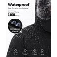 thumbnail image 3 of Wantdo Men's Hooded Coat Recycled Winter Jacket Waterproof Puffer Jacket Black L, 3 of 10