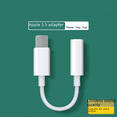 thumbnail image 1 of Adecuado para adaptador de auriculares de Apple, adaptador de micrófono, tarjeta de sonido de llamada, convertidor en vivo, línea de audio de iPhone, 1 of 5