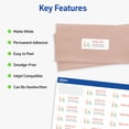thumbnail image 4 of Avery Address Labels, 1" x 2-5/8", White, 750 Labels (8160), 4 of 12