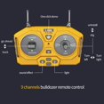 thumbnail image 4 of 2.4G High Tech 11 Channels RC Excavator Dump Trucks Bulldozer Alloy Plastic Engineering Vehicle Electronic Toys, 4 of 5