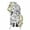 White, variant on Black Dog Arch Backdrop Cover 4FT, Cute Line Cartoon Funny Animals Spandex Fitted Stretchy Arch Stand Covers, Round Top Chiara Backdrop Cover for Wedding Party Birthday Baby Shower