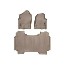 WeatherTech Custom Fit FloorLiners compatible with Ram 1500, Ram Truck 1500 - 1st & 2nd Row, Tan