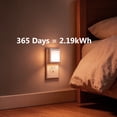 thumbnail image 3 of DAYBETTER LED Night Lights Plug into Wall 2 Pack, 0.5W Plug in Night Light with Auto Dusk to Dawn Sensor, Soft Warm White Nightlights for Bedroom, Kids Room, Kitchen, Stairway, Hallway, 3 of 8
