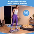 Waist Twister Machine Exercise, Ab Twister Board, 300 lbs Capacity ...