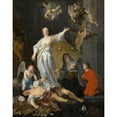 thumbnail image 2 of Gabriel Metsu 12x14 Gold Ornate Wood Frame and Double Matted Museum Art Print Titled - The Triumph of Justice (C. 1655 - 1660), 2 of 4