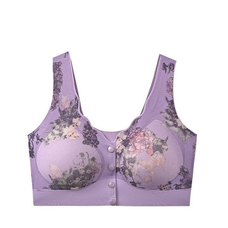 Black of Friday Deal Clearance Staron Womens Bras  Women s Bras No Underwire Comfort Bra Comfortable Wireless Bra Stretch Front Close Bras Comfort Bra