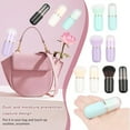 thumbnail image 2 of Retractable Kabuki Brush Travel Makeup Brush,Travel Powder Foundation Blush Brush Makeup Brush,Cute Soft Bristles Fluffy Makeup Tools,for Liquid Foundation, Pressed Powder, Contour Cream T2A7, 2 of 6