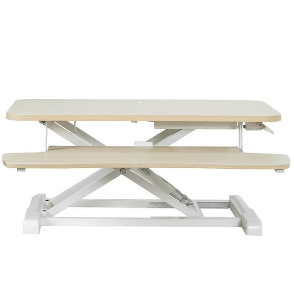 Convertidor de escritorio VIVO Serie K DESK-V028KF 71-43 cm Madera clara
