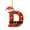D, variant on Christmas 26 Letters Ornament 2025, Personalized Christmas Indoor for Christmas Tree Ornaments Pendant Hanging Decorations, DIY Hanging Christmas Ornaments(O)