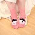 thumbnail image 2 of Super Soft Warm Cute Animal Non-Slip Fuzzy Crew Winter Socks - 8 Pairs - Assortment G, 2 of 8
