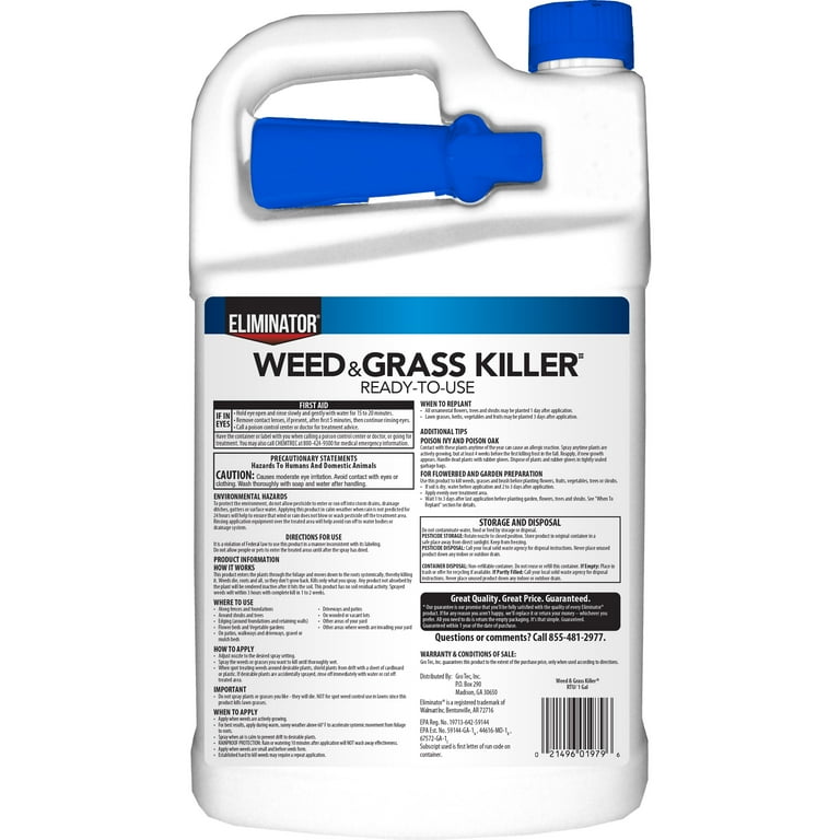 Eliminator Weed Grass Killer Super Concentrate Herbicide,, 47 OFF