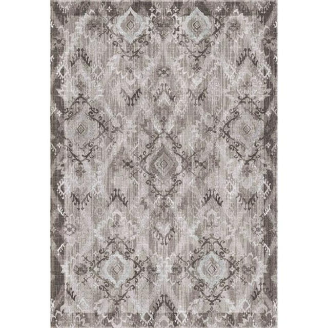 Dynamic Rugs IL9128885900 7 ft. 7 in. x 10 ft. 10 in. Illusion 8885 Rectangle Transitional Area Rug - 900 Grey