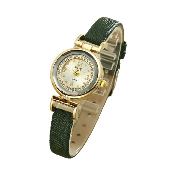 2025 Women's Candy Color Thin Belt Simple Fashion Student Quartz Watch