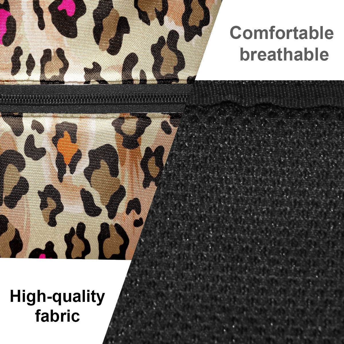 Pickleball Bags for Men Women Pickleball Backpack with Large Capacity Lightweight Adjustable Pickleball Sling Bag Hold Paddles, Balls, Accessories Retro Leopard Pattern
