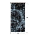 thumbnail image 5 of Math Equations Glowing Formulas Black Pattern Shower Curtain 36"x72" ,Bathroom Decorative Shower Curtains Set with 12 Hooks,Modern Waterproof Washable Shower Curtain, 5 of 6