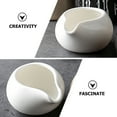 thumbnail image 3 of 2Pcs Japanese Style Creamer Pitcher Coffee Milk Creamer Pitcher Ceramic Gravy Boat Sauce Boat, 3 of 8