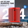 thumbnail image 6 of Bluetooth Speaker, 24H Playtime Portable Wireless Bluetooth 5.0 Speaker with Stereo Bass, up to 100 ft Bluetooth Range, IPX7 Waterproof Mini Bluetooth Speaker, 6 of 6