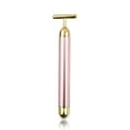 thumbnail image 1 of pitrice Rouleau Facial Vibrant en Forme de T Bâton Raffermissant Soin de la Peau Anti-Rides Masseur Portable à Piles Rose 1Ensemble, 1 of 6