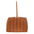 thumbnail image 1 of WHAMVOX Cesta De Rattan Tejida Para Almacenaje Con Impermeable Y Color Marrón Claro, 1 of 6