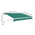 thumbnail image 3 of Outsunny 13’x8’ Manual Retractable Waterproof Awning, 3 of 10