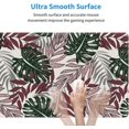 thumbnail image 3 of Extended Large Gaming Mouse Pad, Tropical Leaves XL Full Desk Mousepad Table Mat Cute for Women Gifts, Big Abstract Desk Mats on Top of Desks for Keyboard with Stitched Edges (Colorful, 31.5*11.8 in), 3 of 6
