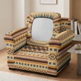 thumbnail image 3 of Chririnla 2 Piece Chair Covers for Living Room Armchair Sofa Covers with High Spandex for Pet, Geometric Sofa Chair Cover, 3 of 8