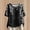 Black A Women Clothing, variant on Summer kttectoa Retro Plus Size Ornamental Buttons Casual Tunic Tops Cute Summer Tops for Women Floral Graphic Blouse Tops Half Sleeve Crewneck Tunic Tops for Women Party