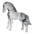 thumbnail image 4 of Estatua de caballo de cristal coleccionable, figura decorativa de escritorio en miniatura para Estilo H, 4 of 8