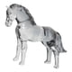 thumbnail image 5 of Estatua de caballo de cristal, obra de arte, estantería, figura en miniatura, adorno Fengshui, animal Estilo H, 5 of 9